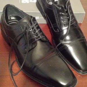 Mens Dress Shoes Black Stacy Adams  Square toe 9.5